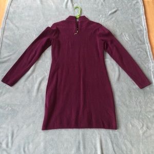 Adrienne Vittadini beaded sweater dress. Size M. Color is Fuchsia.